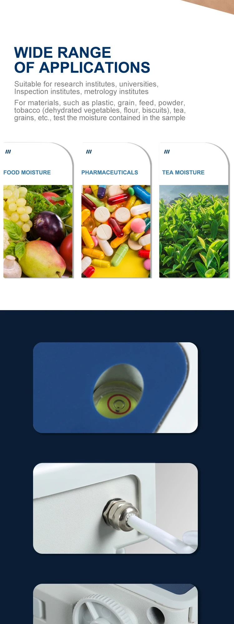 1mg halogen moisture tester electronic digital moisture content analyzer moisture meter for food textil H9ab718f5d8f34aa7be9cb3133e354ad6M - 1mg halogen moisture tester electronic digital moisture content analyzer moisture meter for food textil