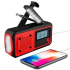 Sw Solar Radio Army 4000 Mah Rechargeable Am Fm/ Sw Noaa Weather Usb Solar Survival Hand Crank Emergency Radio