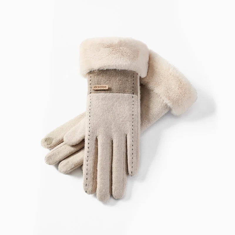 windproof wool gloves