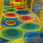 Rope Climbing Net Rainbow Rope Net Paly Tunnel Climbing Nets Indoor Play Ground For Kids