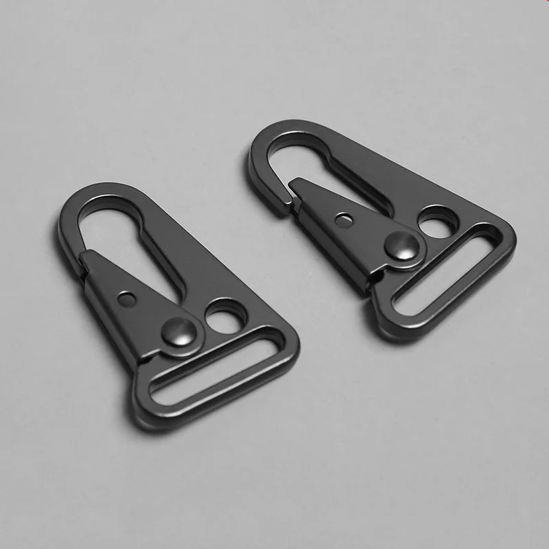5PCS Outdoor Spring Snap Clip Hook Keychain Safety Balance Carabiner Clasp 