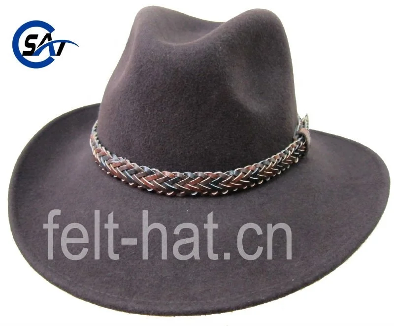 Wool Felt Cowboy Ten Gallon Hat 