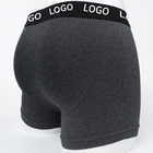 Custom Printing Logo Panties Breathable Plus Size Underwear Mens Boxer Briefs