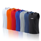 Custom Breathable Fitness Clothing Sports Gym Polyester Plain Blank Gym Fitness Tank Top Men
