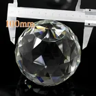 Multiple Size Clear Chandelier Hanging K9 Crystal Faceted Balls Lighting Crystal Prism Balls