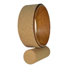 Abs ABS Tube Eco Friendly Oem Private Label Fitness Cork Yoga Wheel For Sale