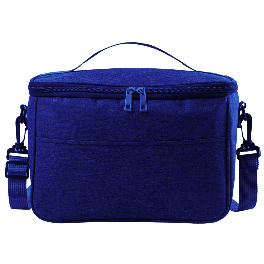Wholesale large capacity reusable delivery tote Messenger bag for kids thermal insulated lunch cooler bag