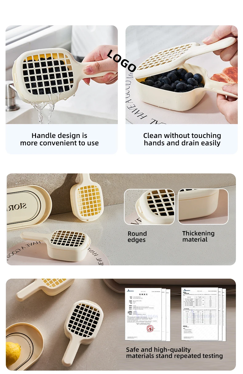 Wannuo Mini Fruit and Vegetable Drain Basket Small Fruit Drain Basket Portable Drain Basket supplier