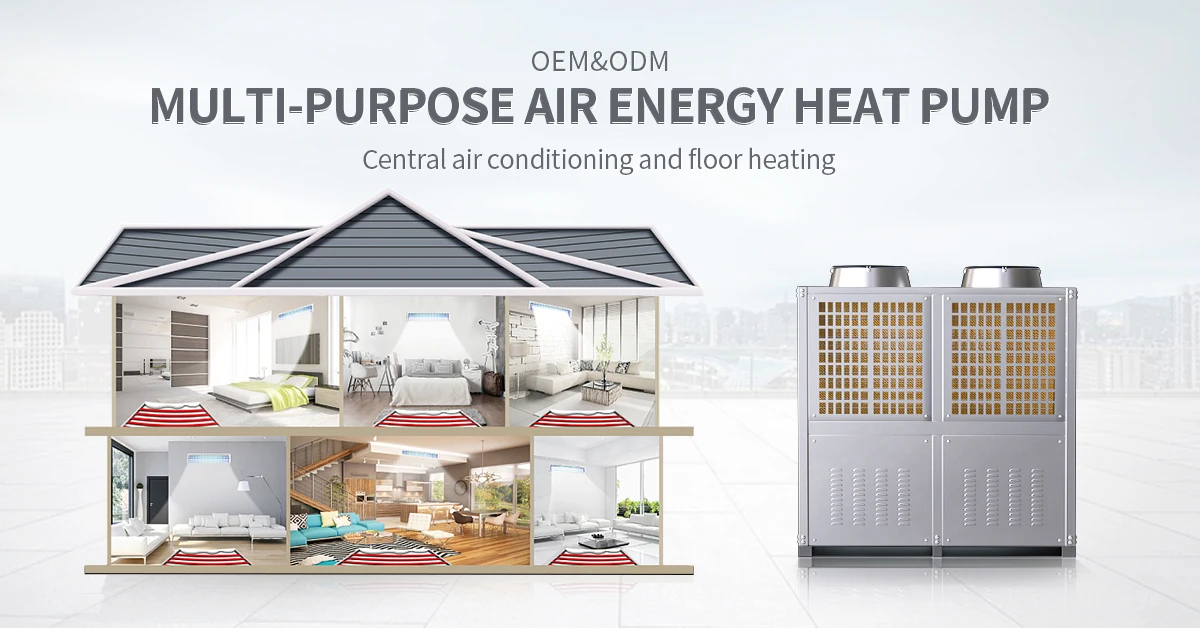 Air Source Heat Pump, Stainless, Steel, R410A - detail 4
