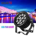 Popular Birthday Party Decorations RGBW Effect Dj Led Stage Light Disco Lighting 12*Tri-3W Led Par Light