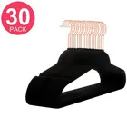 Wall Clothes Hangers Wholesale Plastic Velvet Wall Non-Slip Coat Suit Clothes Hangers Racks