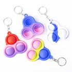 Toy Rainbow Wholesale Amazon Push Sensory Keychain Mini Bang Fun Fidget Simple Dimple Toy