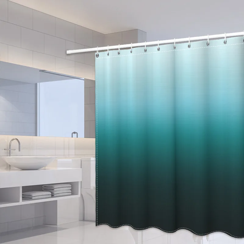 A3371 Plain shower waterproof curtain custom shower toilet bathroom partition curtain shower curtains