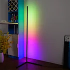 Light Nordic Modern Decorative 140cm Remote Controlled LED Light RGB Tripod Corner Floor Lamp