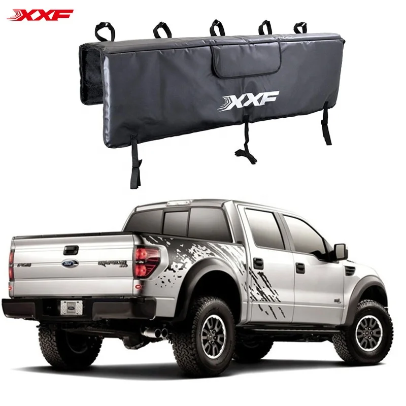 Upgraded Truck Bed Bike Pad with PVC Outer Layer VEVOR Tailgate Pad Truck Bike Pad for Carrying up to 6 Bikes 63 Wide Tailgate Bike Pad Tool Pocket and Straps for Middle & Large Pickup Truck 