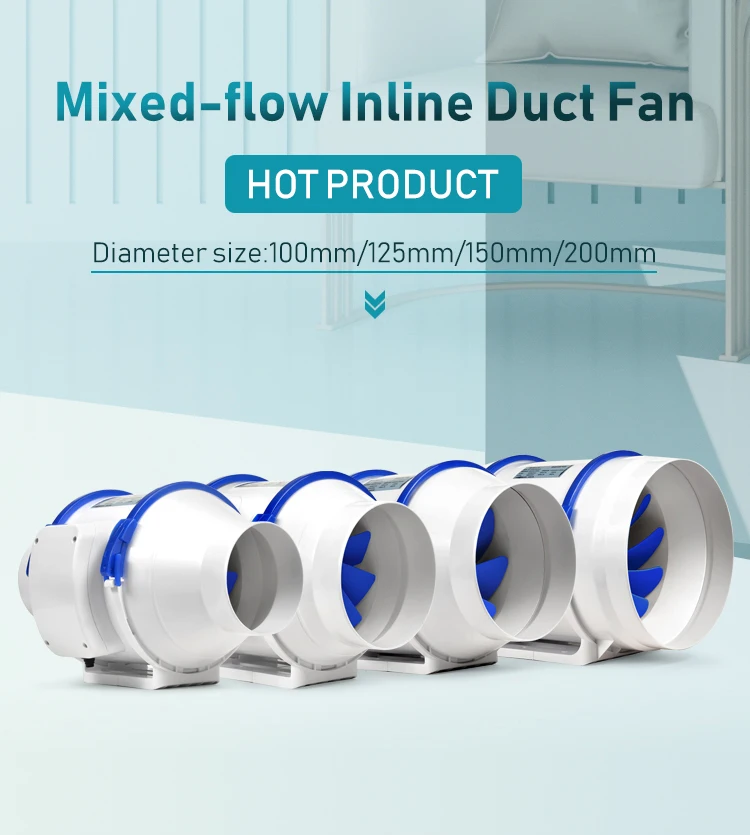 Inline Duct Fan, Wall, 220V, Plastic - detail 10
