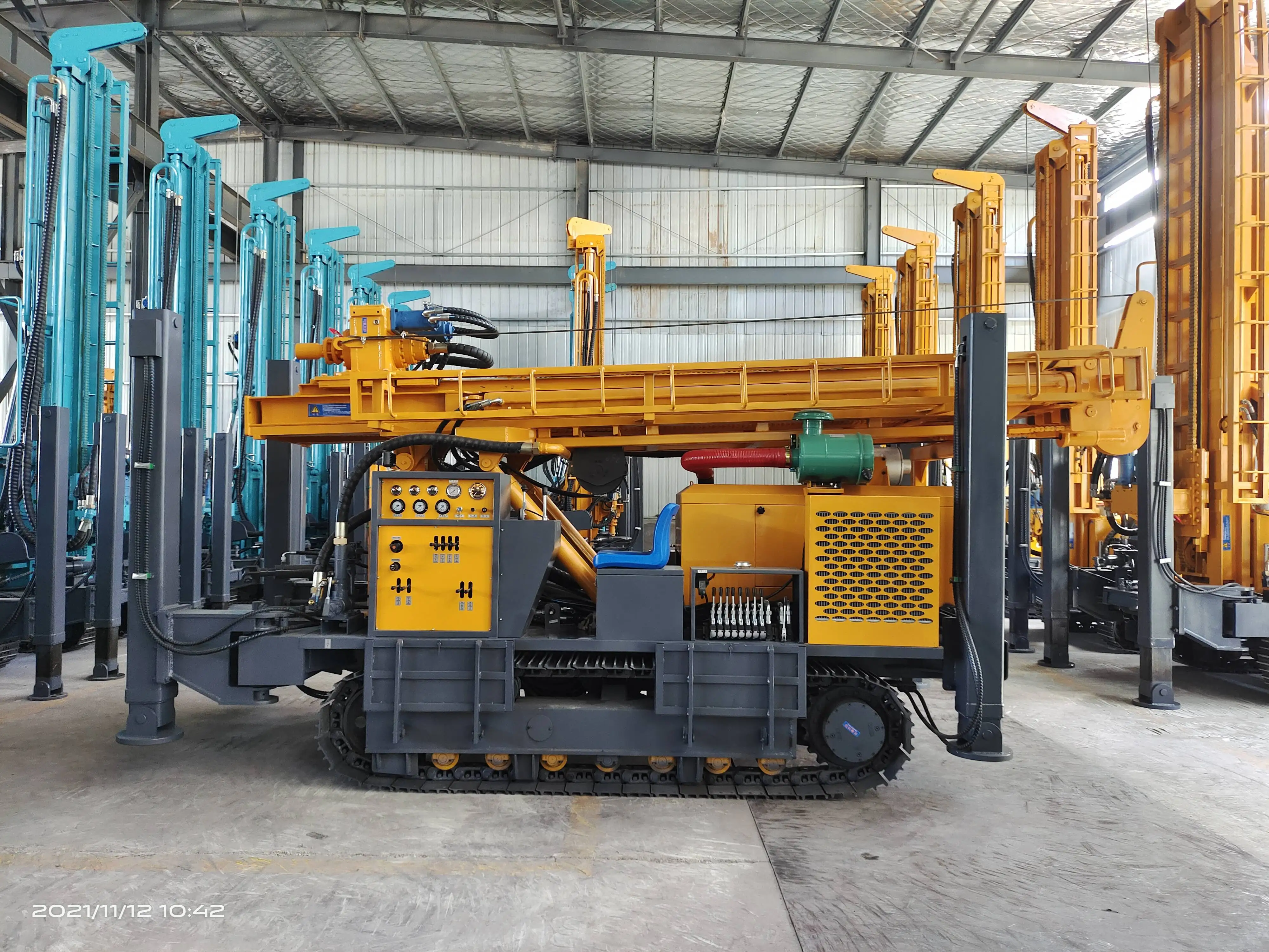 Hongwuhuan HWH600 Crawler hydraulic water well drilling rig 600m depth rotary bore hole water well drilling rig
