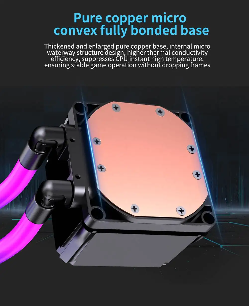 lovingcool 360mm liquid cooler upgrade cpu cooler