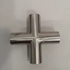 Fittings KF 4 Way Cross Tee Elbow SS304 Vacuum Components Stainless Steel Fittings