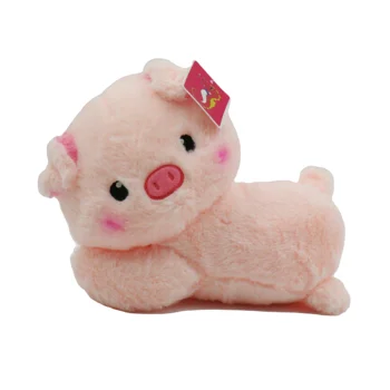 Hot Sell 	soft	plush china stuffed & plush toy animals	Prone Posture Adorkable Pig animal stuff toys plush toy