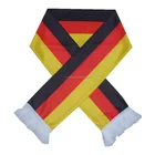 Scarf With Tassel Sinohigher Flag Custom Heat Transfer Printing National Countries Flag Scarf With Tassel