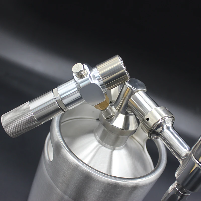 product threadless gas cylinder co2 dispenser keg regulator wholesale home brewing beer mini beer keg regulator-7