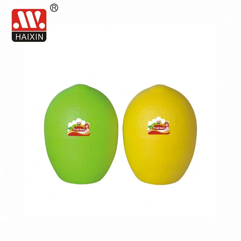 Fruit Vegetable Shaped Plastic Garlic, Lemon, Pepper Container for Food Storage