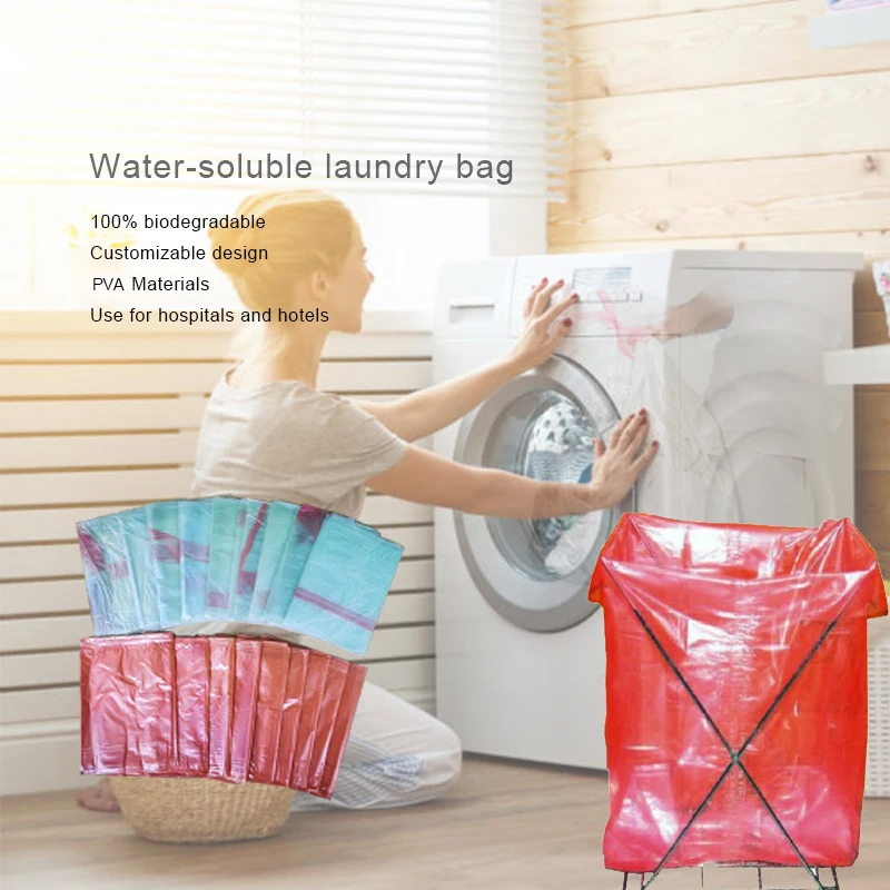 oem factory price plastic big laundry basket bag
