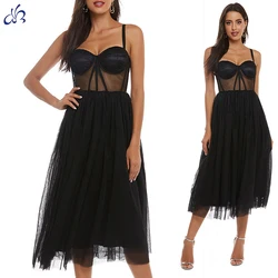2022 Summer Fashion New Arrival Factory Price Women Long Dress Beach Dress For Vacation Sexy Halter Dress