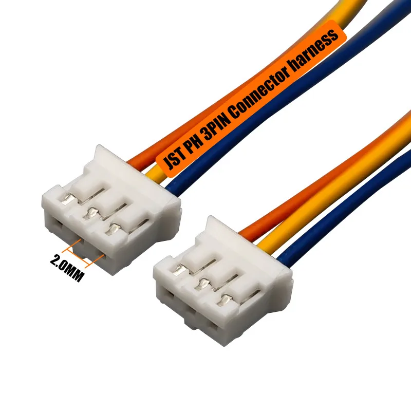 Custom Jst Ph 2 0 Connector 3 4 5 6 7 8 Pin Male Female Jst Ph Plug