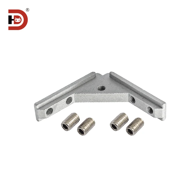 2020 3030 4040 Profile Door Frame Universal Fastening Connector Panel Installation Board Corner groove Fixing Component manufacture