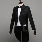 Gentleman Elegant Fashion Peaked Lapel Single Breasted Tuxedo Suits Men'S Coat Suit Tuxedo