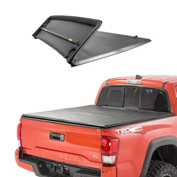 High Quality Customization Vinyl PVC Soft Folding Tonneau Bed Cover For Toyota Tacoma LC79