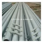 Steel Pipe Galvanized Pipe 6 Inch Sch40 Black Galvanized Steel Carbon ERW Welded Steel Pipe