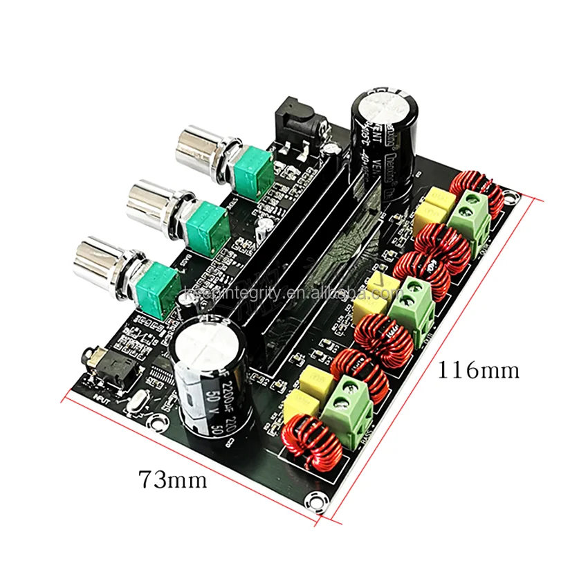 Stock Xh M139 Tpa3116d2 2 50w 100w 2 1 Channel Digital Power Amplifier