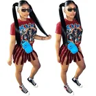 Dress Women 2021 Spring Printing Sexy Street Fashion Cartoon Women Dress
