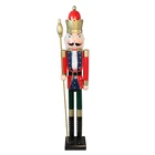 Nutcracker Gift 1.8m Red Hat Red Body Soldier Nutcracker Large Christmas Gift Home Decoration