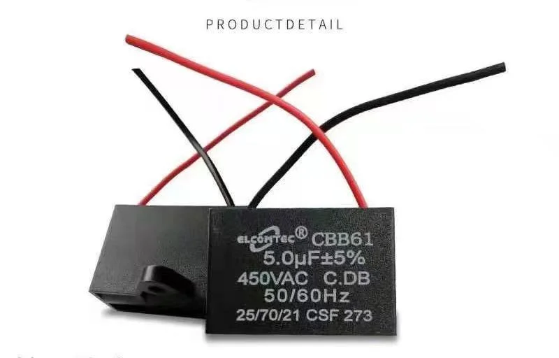 Run Capacitor Selling Motor, 250VAC, CBB61 - detail 2