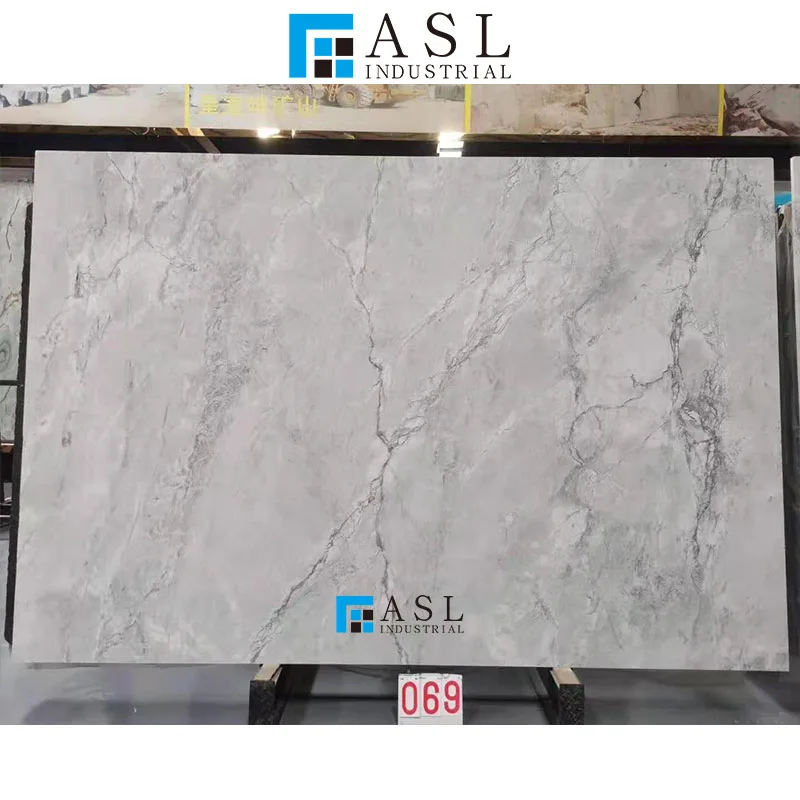 Factory direct breccia gray nebula marble