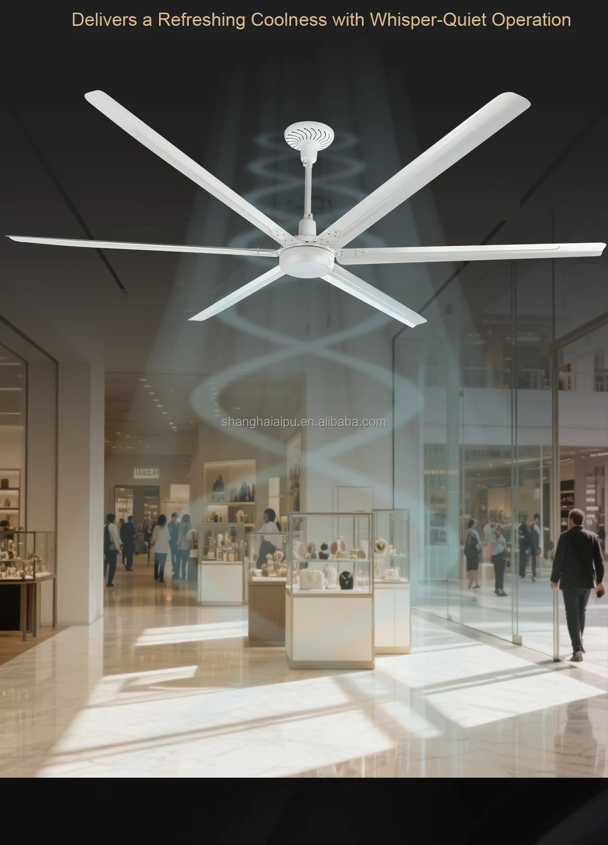 Ceiling Fan, 190W, Metal - detail 20