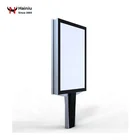 Outdoor Digital Solar Street Sign Street Clock For Smart City