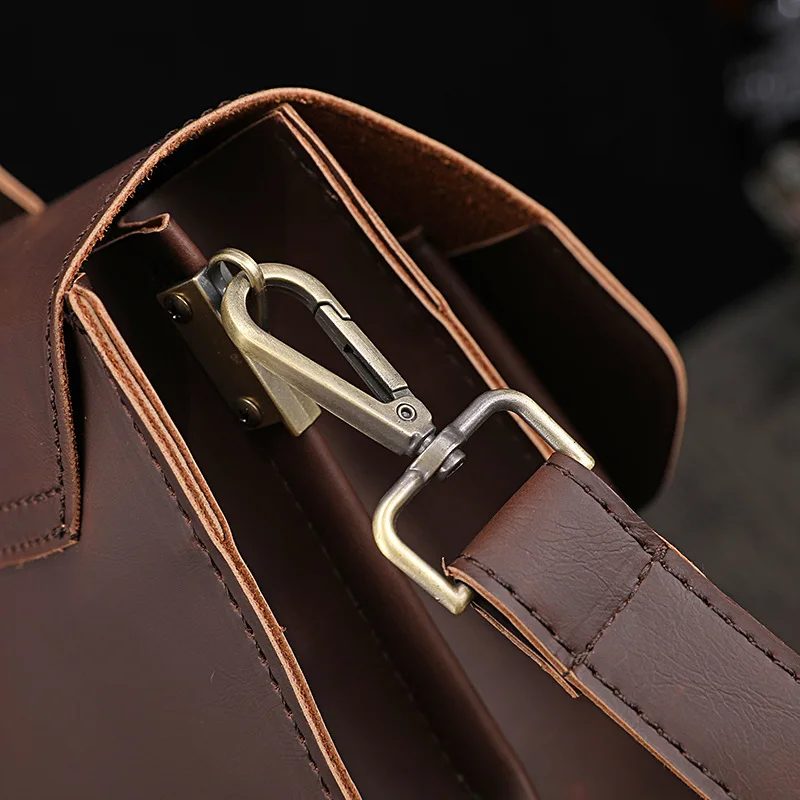 Men PU Leather Satchel Bag Men's Handbags Messenger Bag Business Executive Lawyer Laptop Briefcase