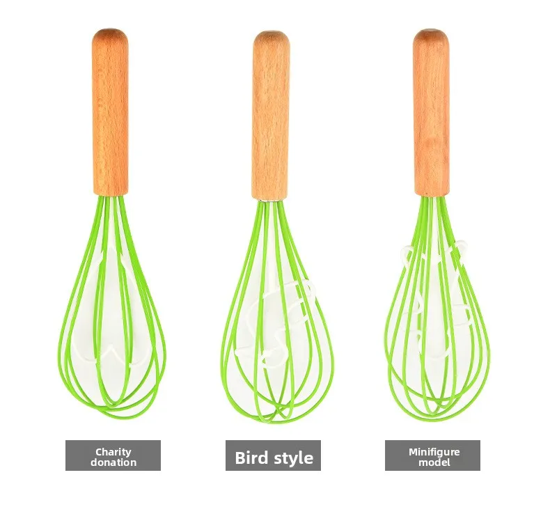 Small Kitchen Silicone Egg Beater Manual Egg Mixer Tool for Baking factory