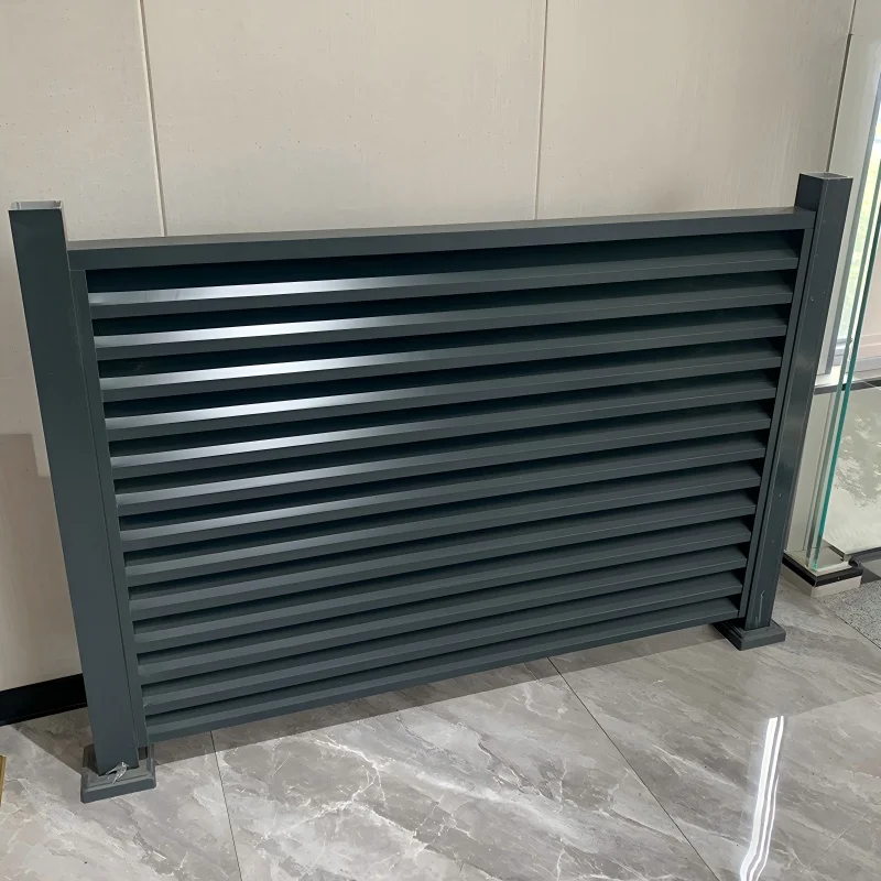 Recycled Posts and Plastic Fence Panels with Metal Fence Gate for Eco Friendly Garden, Sustainable Fencing Solution details