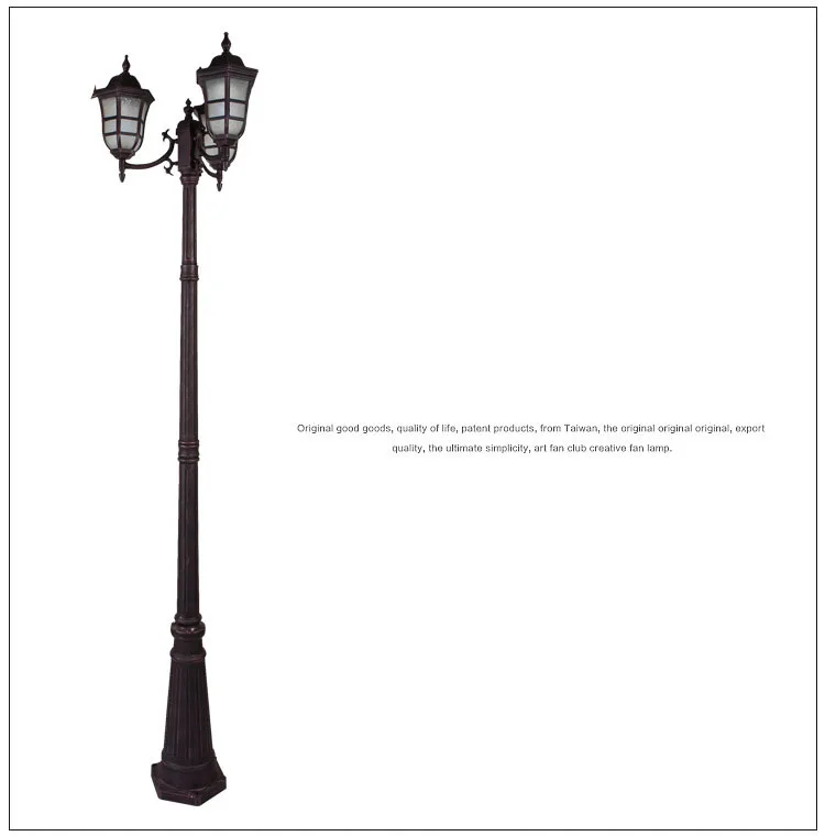 European Small Lantern Post Lights Outdoors Led Street Light for homes 120 volt Villa Garden Landscape Garden