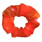 Party Factory Direct Sale Girls LED Luminous Hair Band Color Satin Fabric Hair Tie For Party Wedding