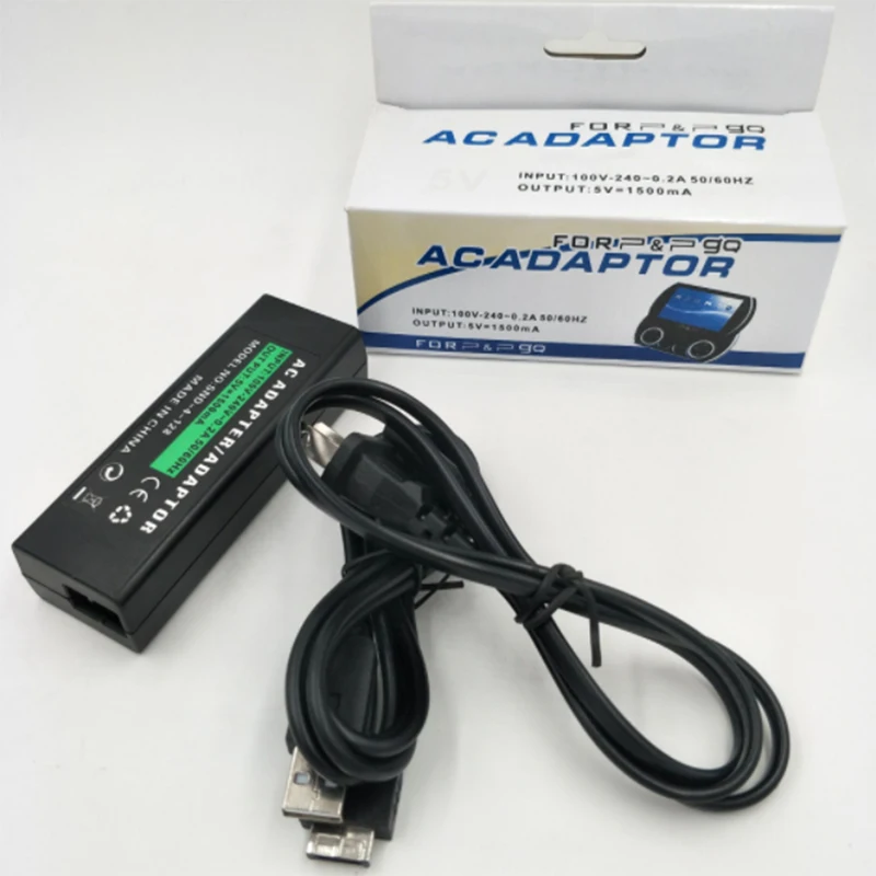 2024 Ac Adaptor For Pspgo Adapter Charging Cable Data Cord Eu/us Plug
