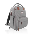 Diaper Diaper Backpack Wholesale Portable Waterproof Mummy Backpack Large Capacity Mom Customizable Diaper Backpack