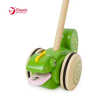 Classic World Great Musical Push Along Baby Walking Chameleon Best Wooden Toys for One Year Old Online