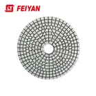 Diamond Pad 100mm 3 Step 5 Star White Dry Diamond High Efficiency New Marble Polishing Pad Good Factory